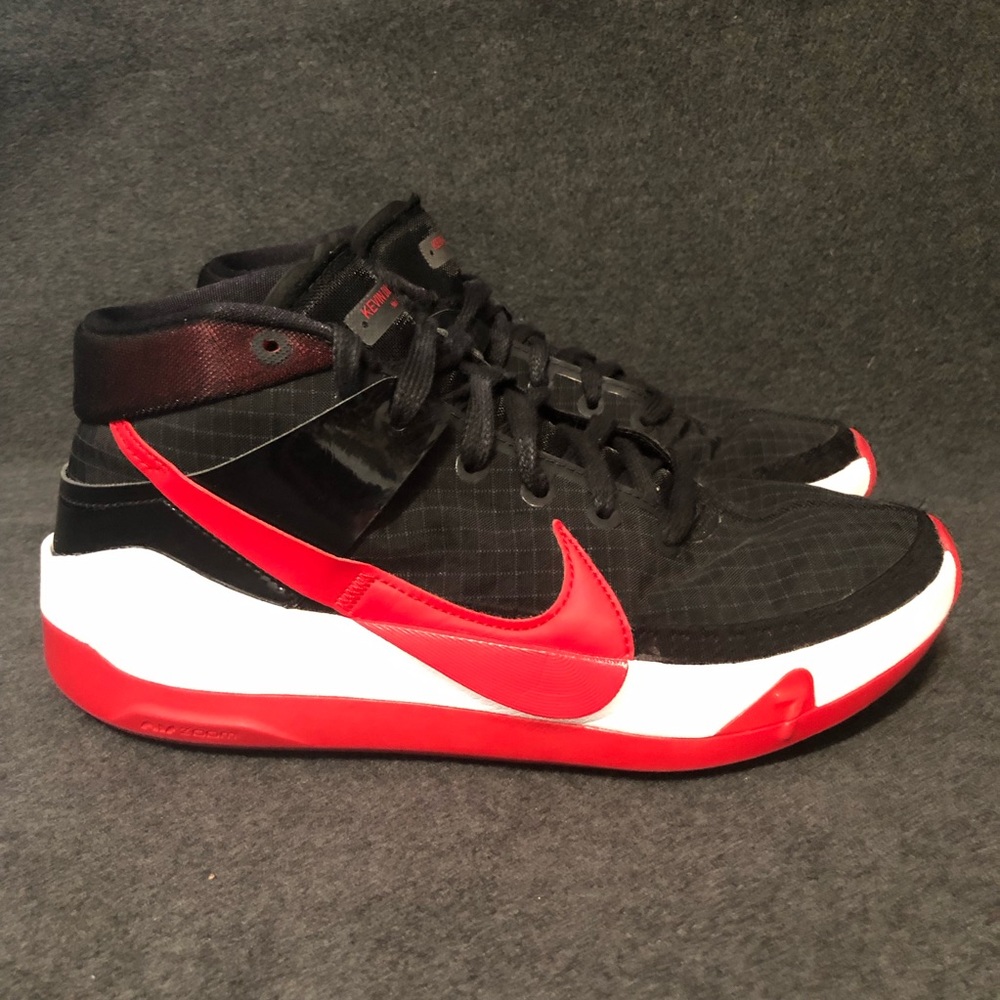 Nike Zoom KD 13 Bred CI9948-002 KD13 Black Red Mens 8 Basketball Shoe NO INSOLE